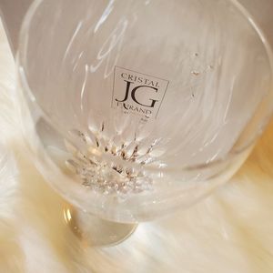 Beautiful jg durand crystal wine glasses set of 8